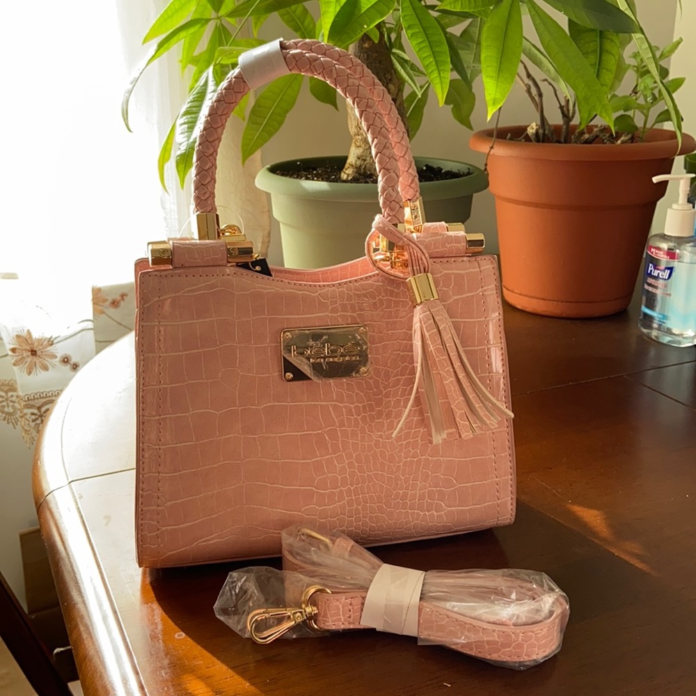 Natalie Micro Croco Shopper Crossbody